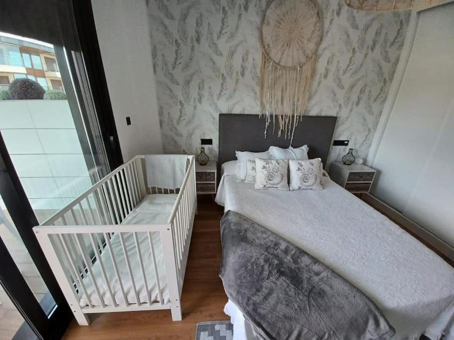 Precioso Apartamento Con Terraza Y Piscina En Portonovo-Sanxenxo 외부 사진