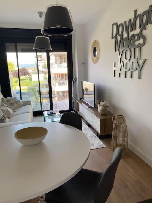 Precioso Apartamento Con Terraza Y Piscina En Portonovo-Sanxenxo 외부 사진